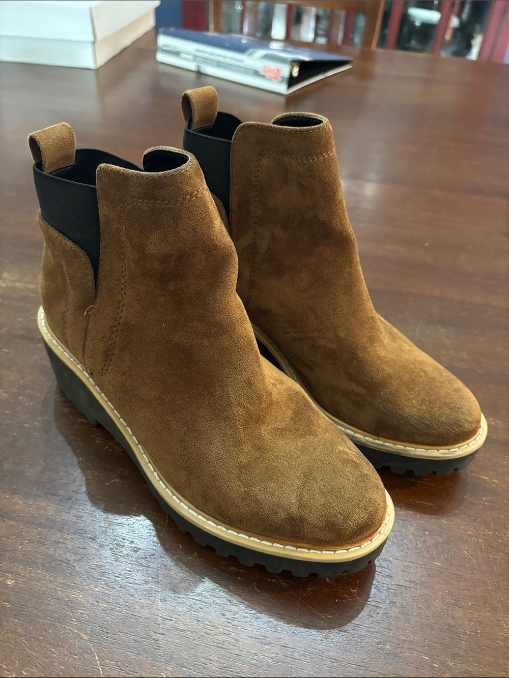 Dolce Vita Women's Brown Suede Ankle Boots
